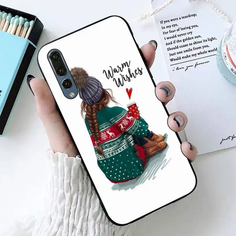 

Vogue Boss Girls Phone Case for Huawei P 8 9 10 20 30 40 lite pro Psamrt Cover