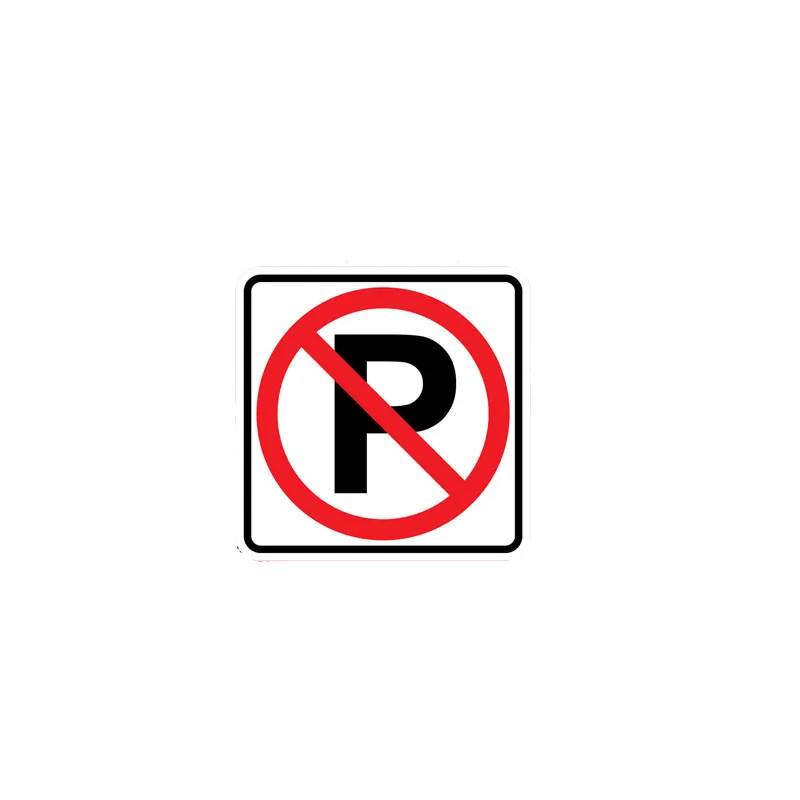 

Easy To Use No Parking Personality PVC Decal Car Stickers 13CM*13CM