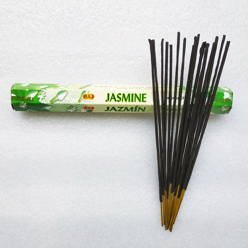 1 маленькая коробка Индийские благовония белый шалфей палочки лаванда Жаммин
