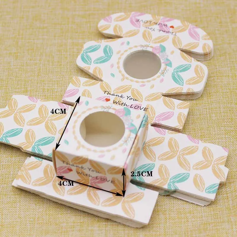 Коробка для подарков ручной работы сделай сам Рождественская коробка с окном 4*4*2