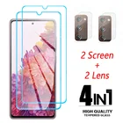 4 в 1 закаленное стекло для Samsung Galaxy S20 FE 5G Fan Edition S20FE 2020 SM-G781B 6,5 ''Защитная пленка для Galaxy S20FE