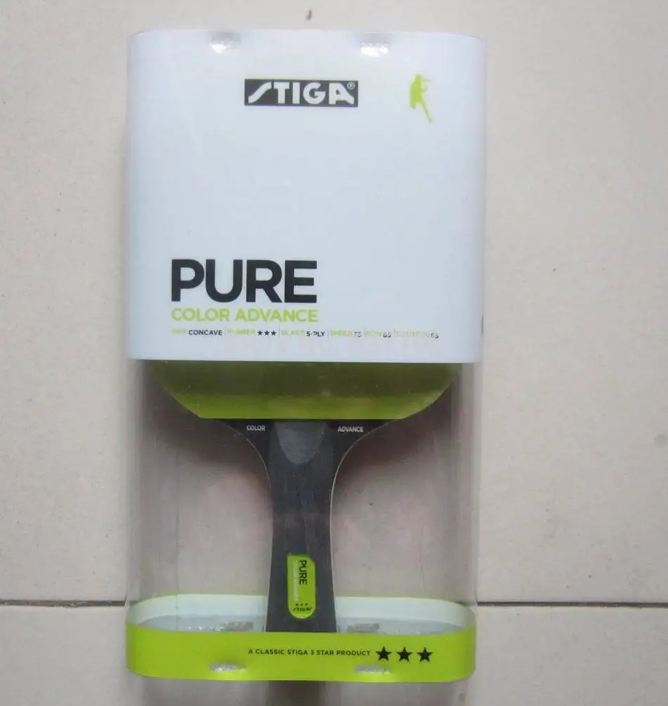 Оригинальные ракетки Stiga PURE для настольного тенниса прыщи с лезвием из резины