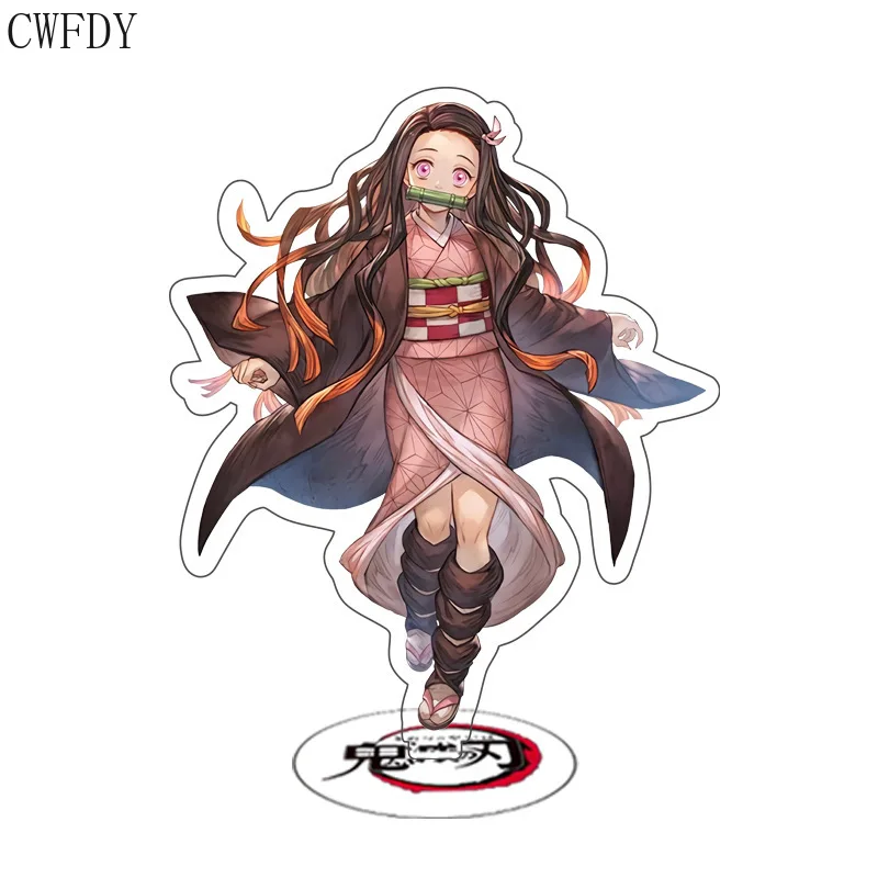 Demon Slayer Kimetsu No Yaiba брелок Tanjirou Nezuko Zenitsu Kanawo Giyuu Shinobu акриловая подставка клинок