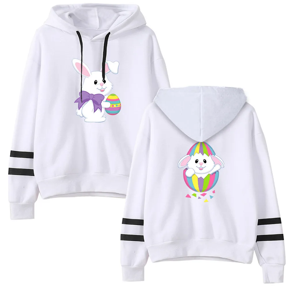 

Easter Day Hoodie Sweatshirts Fashion Festival Clothes Rabbit Printing Popular Loose Casual Men Woman Pullover Clothes