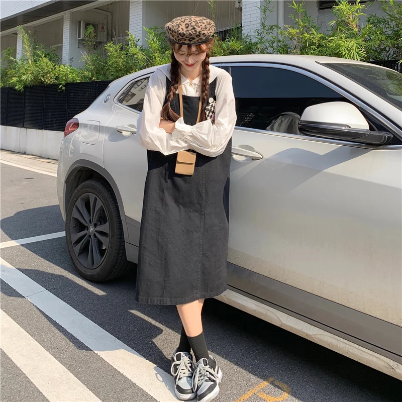 

Fresh Artistic Doll Collar Long Sleeve Shirt Width
