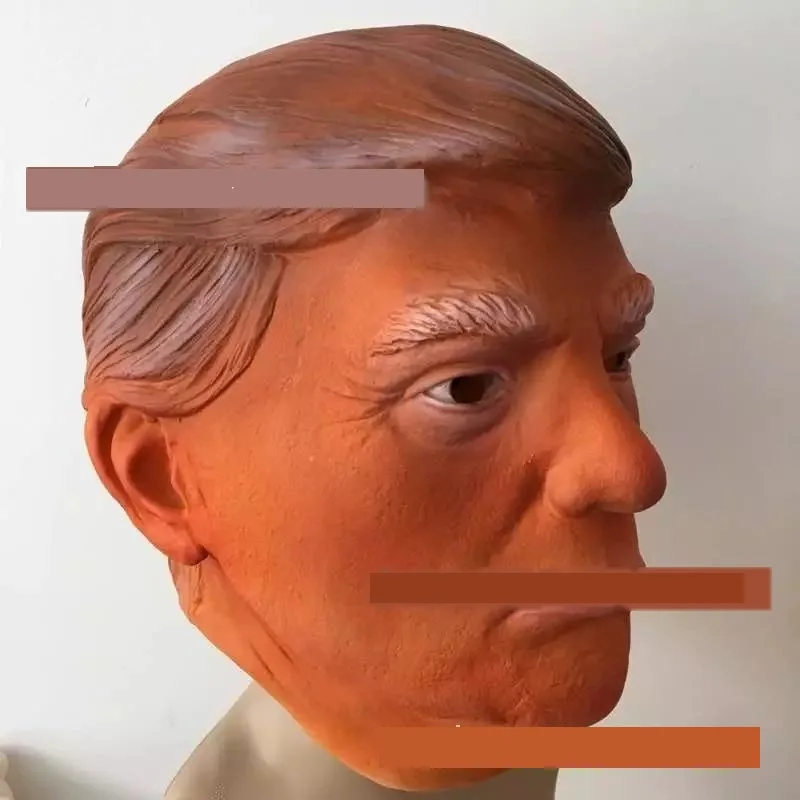 

Hot Selling America President Trump Trump Mask Figure Trump Head Band Spoof Laugh Hillary Mask Party funny gift gag gifts