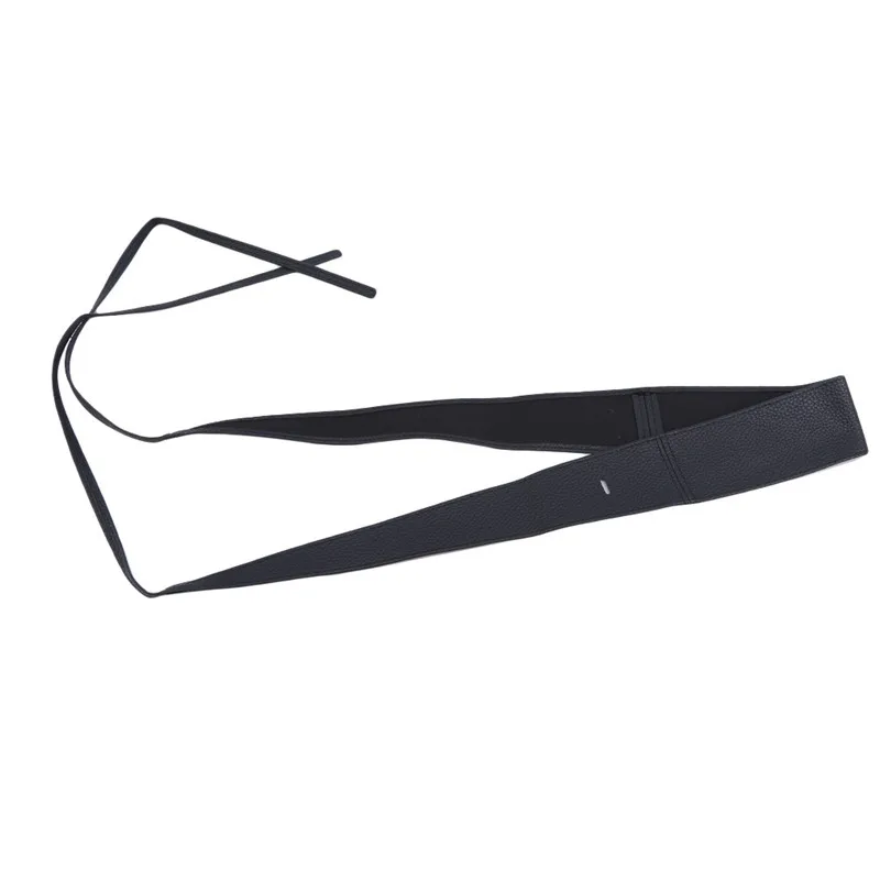 

Fashion Multicolor Women PU Leather High Waist Strap Belts Wide Belt Slimming Girdle Ties Bow Bands For Dress Decoration