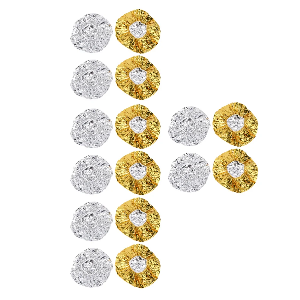 

16pcs Aluminum Foil Deep Conditioning Caps Reusable Hair Processing Caps