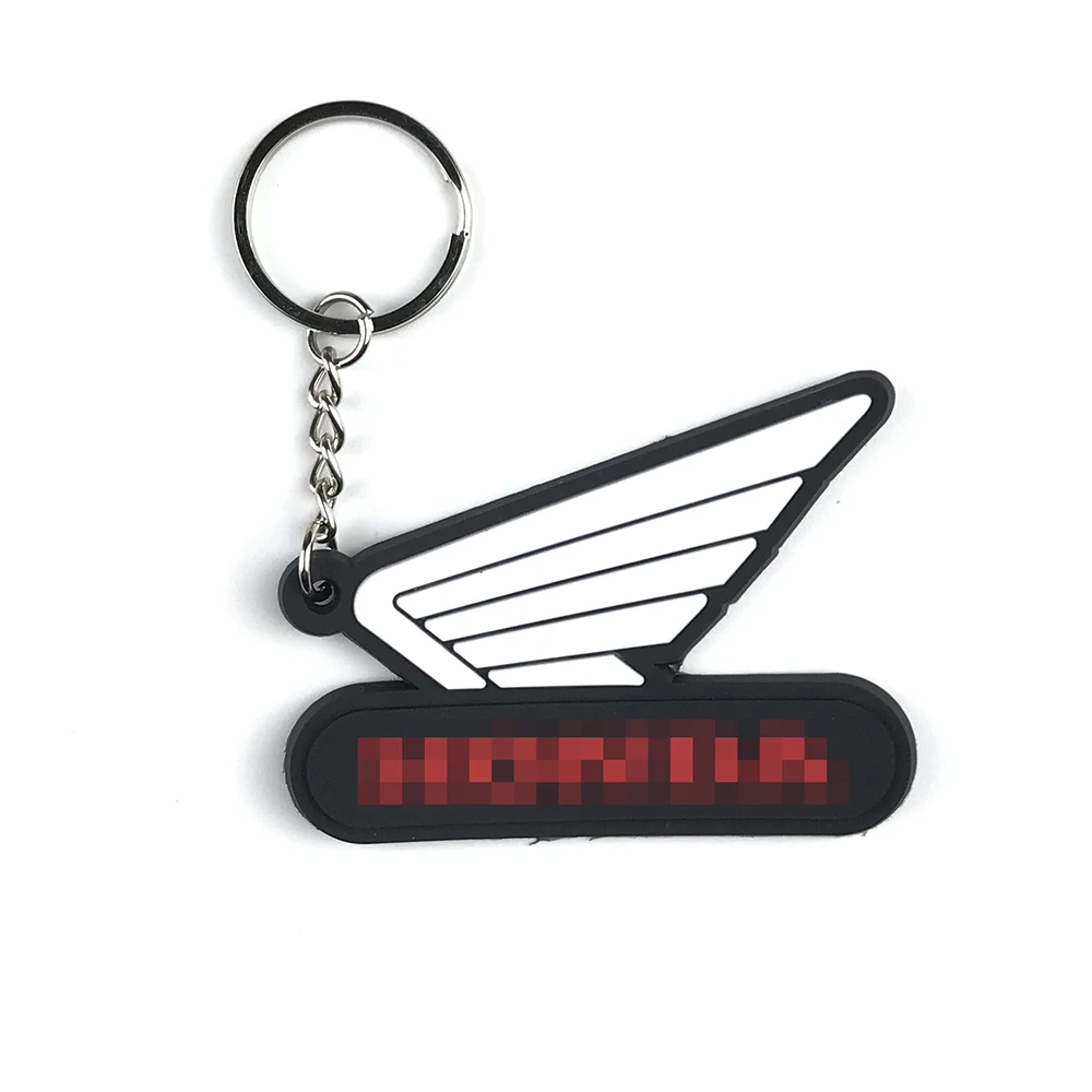 3D Motorcycle Accessories Motorcycle KeyChain Rubber Motorcycle Key Chain For DUCATI Honda Kawasaki Harley Suzuki Yamaha model - Название цвета: 12