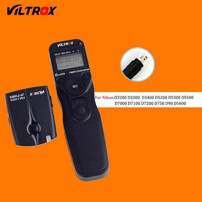 Viltrox JY-710 камера беспроводной Таймер дистанционного спуска затвора управление кабель для Canon M5 M6 Nikon Pentax sony A7 A7III A6000 A6300 - Цвет: N3