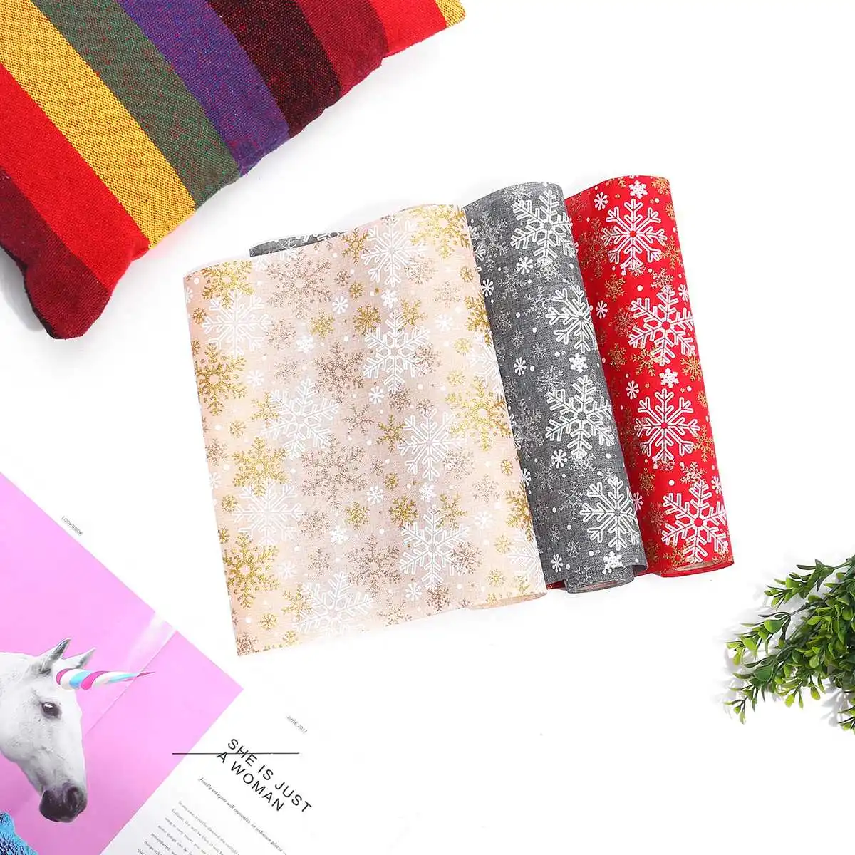 

270x30cm Christmas Table Runner Dust Proof Covers Christmas Table Cloth Home Party Wedding Table New Year Decoration