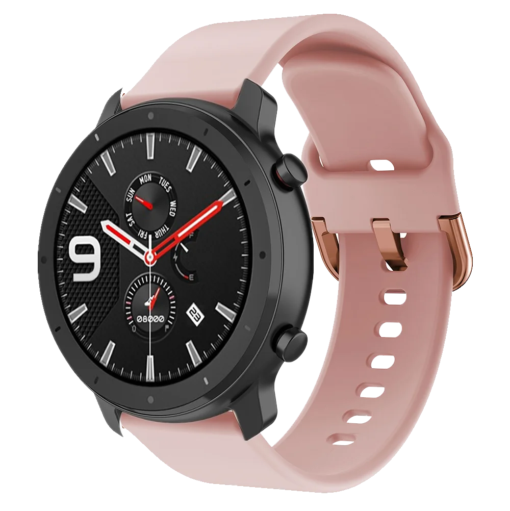 Ремешок для часов FIFATA спортивный мягкий силиконовый браслет Xiaomi Huami Amazfit GTR 47 мм 42