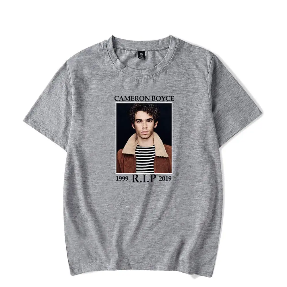 

Jkaer Unisex Cameron Boyce 1999-2019 RIP Shirt Short Sleeve Commemorative T-Shirt for Men Brand T-Shirt Men 2019 Fashion