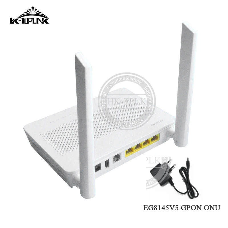 Бесплатная доставка новинка 3 шт. EG8145V5 FTTH модем GPON 4GE + 1Tel 1USB 2 4G/Φ Wifi ONT ONU UPC