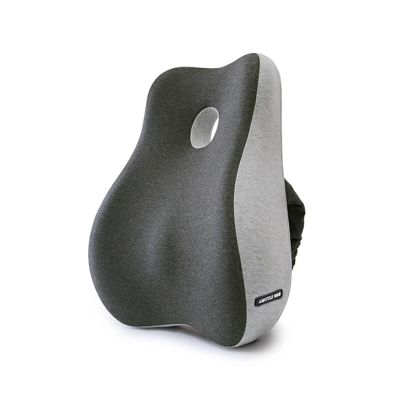 Patented seat cushion ergonomic and comfortable car lumbar support thickened memory foam office chair back pregnant | Дом и сад
