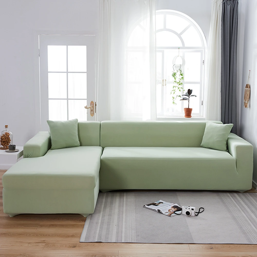 Эластичные угловой секционный диван Крышка для Гостиная на возраст 2 3 4 поместите