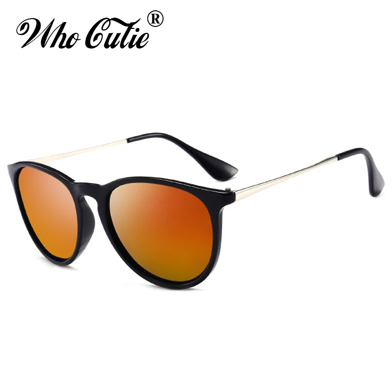 WHO CUTIE 2018 Круглые Солнцезащитные очки для мужчин и женщин брендовые дизайнерские
