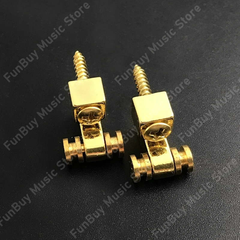 2pcs elektrische gitarre roller string bäume retainer montage baum führer silber schwarz gold 3 farbe gitarre zubehör free global shipp