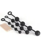 Задний двор вытягивающий шарик Анальная пробка массажный шарик планета Plug Play вытягивающий шарик 3 размера мастурбация простаты секс-игрушки для пар