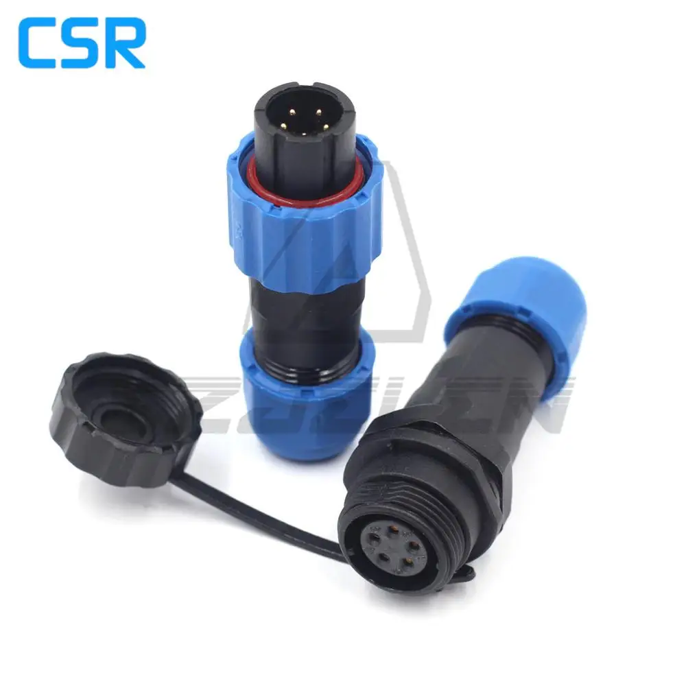 SD1310/P-SD1312/S 5-контактный водонепроницаемый разъем и розетка IP68. Разъем для кабеля LED