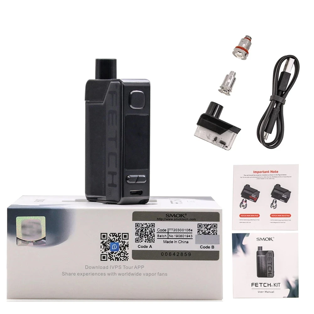 Оригинальный набор SMOK для мини-камеры 40 Вт 1200 мА/ч аккумулятор электронный об/мин