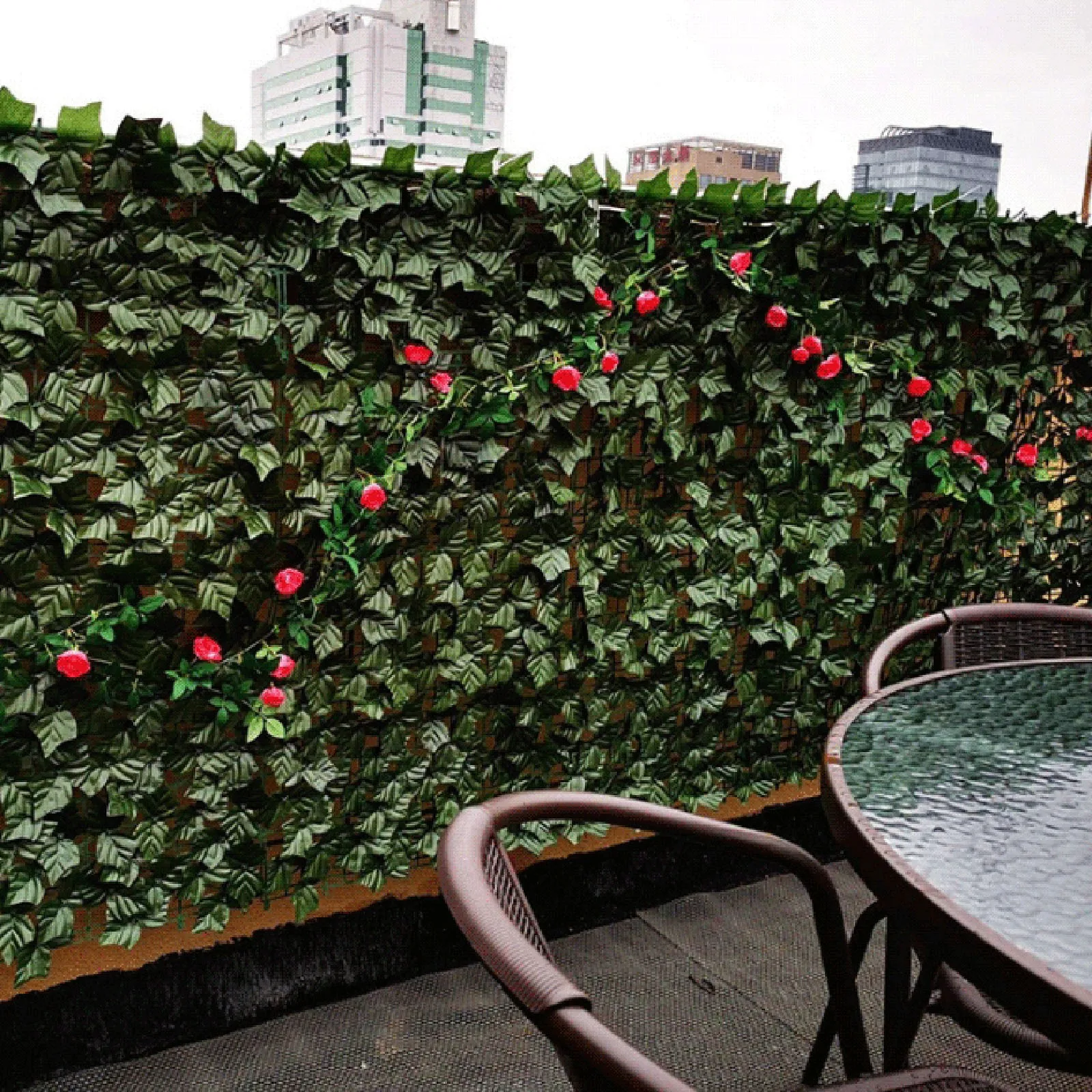 Искусственный плющ забор для конфиденциальности экран искусственная ограда и