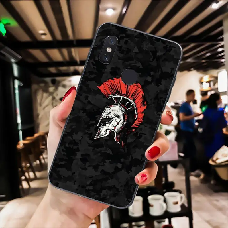 

Actually Helmet Phone Case For Redmi 9A 8A 7 6 6A Note 9 8 8T Pro Max Redmi 9 K20 K30 Pro Black Silicone Soft TPU Case