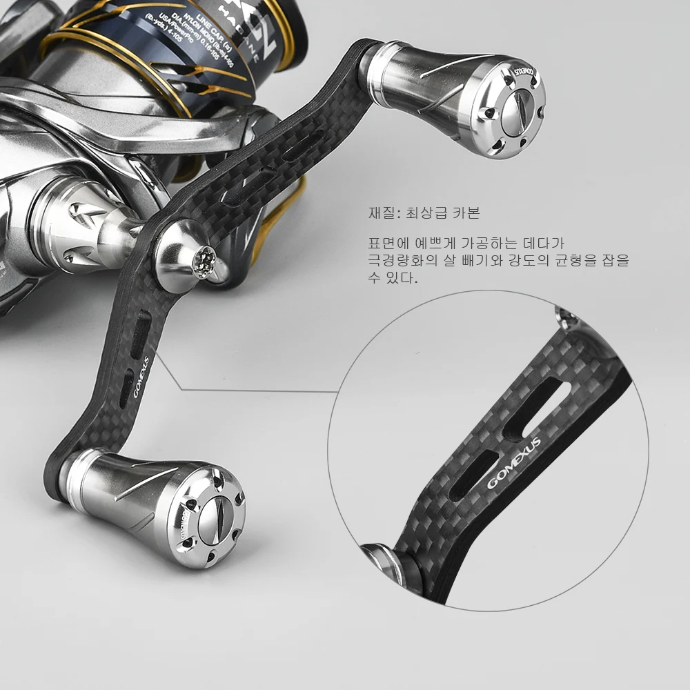 И Mech suspension Gomexus CNC двойная ручка крышки японская волоконная катушка силовая Ручка Катушка Daiwa ручка спиннинговая катушка установленная 1000-3000 требования, описание как