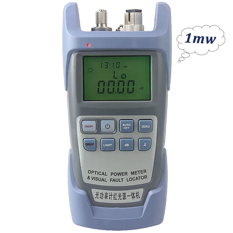 

Free shipping AUA9 1MW Fiber Optic Optical Power Meter Laser Power FTTX FTTH Cable Tester high quality