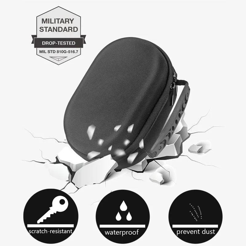 

Travel Carrying Case for Echo Dot 4 Bluetooth Speaker, Shockproof Anti-scratch EVA Portable Storage Bag Dot4 Speakers