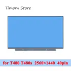 Для ноутбука T480 20L5 20L6 Lenovo ThinkPad T480s 20L7 20L8 QHD IPS LCD 40 контактов LP140QH2-SPD1 LP140QH2-SPB1 00NY681 01YN128 00NY664