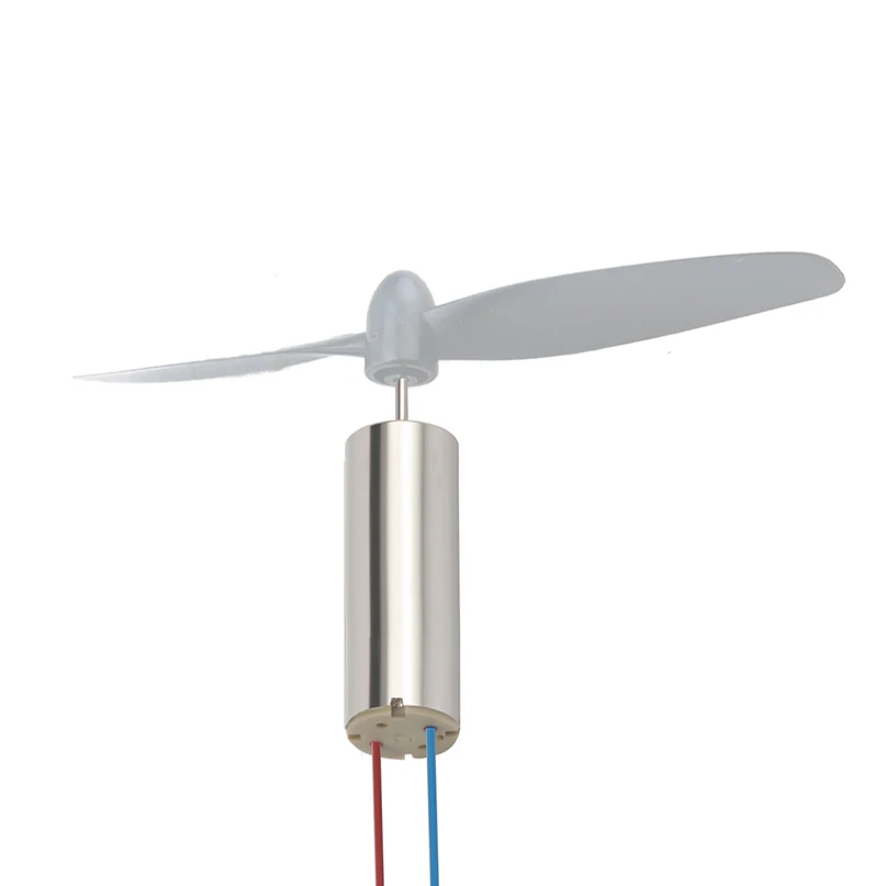 

Feichao 720 Hollow Cup Motor with Propellers High Speed Strong Magnetic High Torque Brushed Motor DIY RC Toy Electric Model