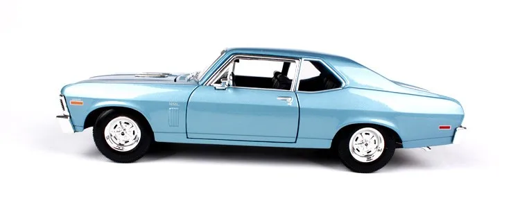 Горячая 1:18 c-hevrolet 1970 NovaSS классическая модель из сплава автомобиля, коллекция и подарочная модель украшения