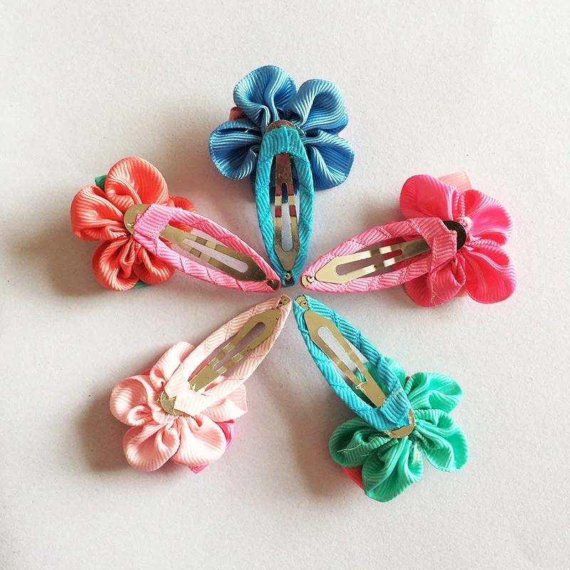 1 шт./лот заколки бабочка заколка с цветами Дети Детский зажим для волос повязка