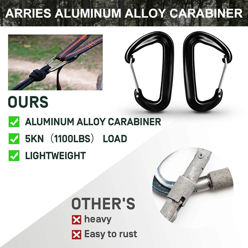 Гамак портативный для кемпинга 300*200 см из нейлона|Гамаки| |