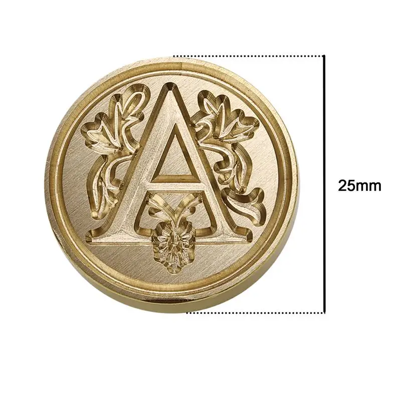 Retro Wax Stamp Sealing Custom Hobby Alphabet Letter Wood Seal Set Replace Copper Head Tools Post Decor | Дом и сад