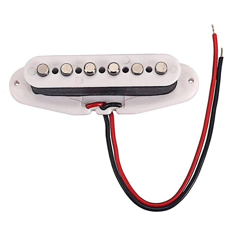 

1PCS Vintage Alnico 5 Pickup Single Coil Guitar Pickup Middle Pickup Flat Pole Top 50mm