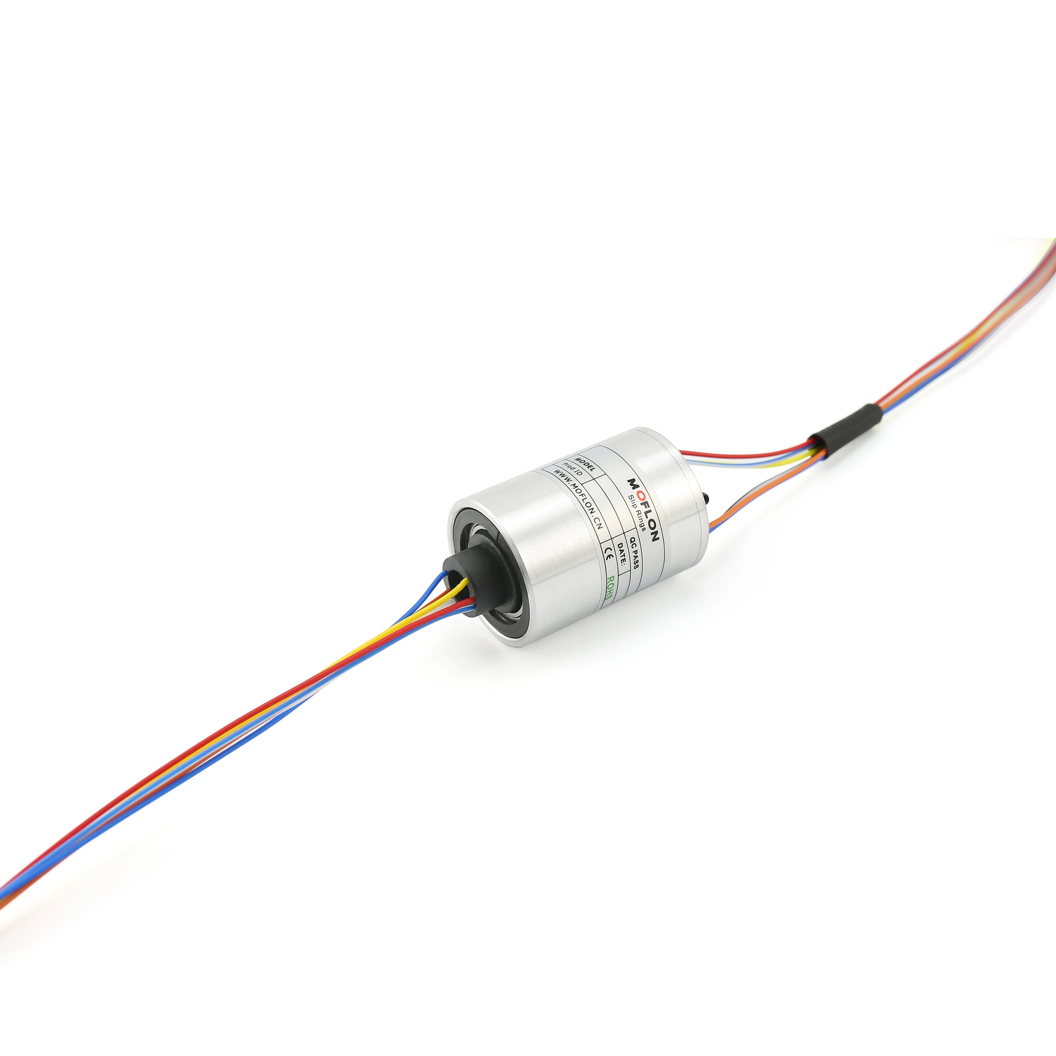 

MOFLON slipring through bore slip ring hole size 12.7mm OD33mm 6 X 5A electric slip ring MT1233