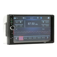 7inch double 2 din touch screen car stereo mp5 player bluetooth compatible fm radio with camera