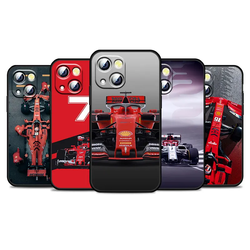 

Formula 1 F1 Car For Apple iPhone 13 12 11 Pro Max Mini XS Max X XR 6S 6 7 8 Plus 5S SE2020 Soft Black Phone Case