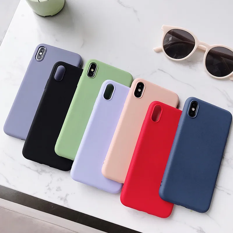 Raugee TPU чехол для iPhone 7 8 6 6S Plus ультра тонкий жидкий силиконовый Iphone XS Max XR X телефона