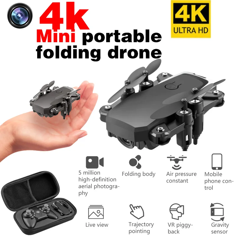 Квадрокоптер LF606 мини-Дрон с 4K HD камерой складные дроны возврат одной кнопкой FPV