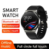 fashion smartwatch bluetooth call local music support tws earphones blood pressure hr smartwatch sports fitness for health track