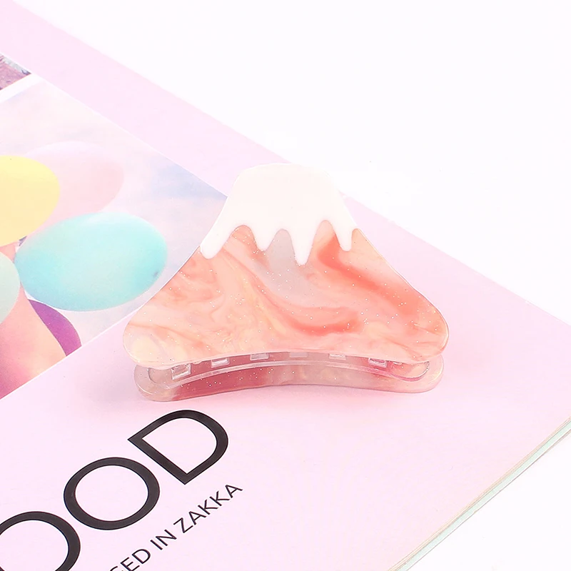 

Fashion Gradient Acrylic Hair Claw Clips for Women Hair Accessories Girls Hairclip Crab Claws Clip Trendy Hairpins Headwear Gift