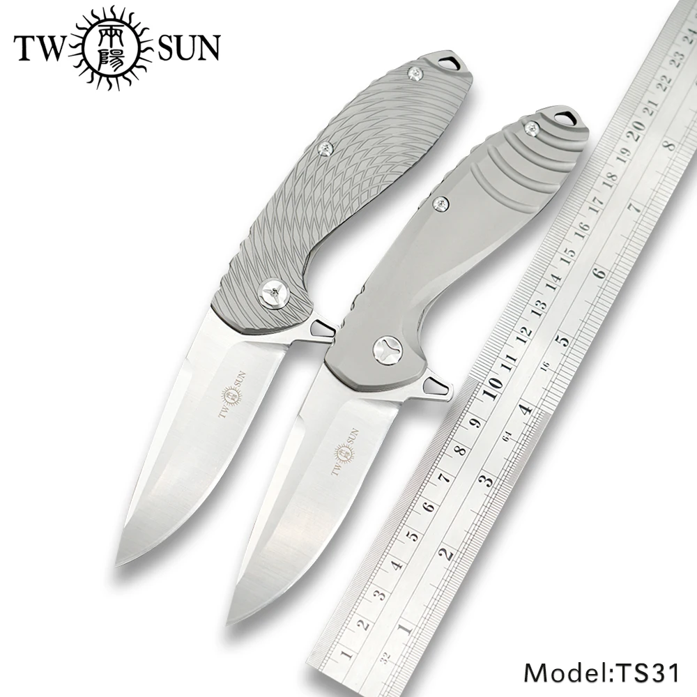 TWOSUN ножи d2 лезвие складной карманный нож тактический Кемпинг Охота выживания