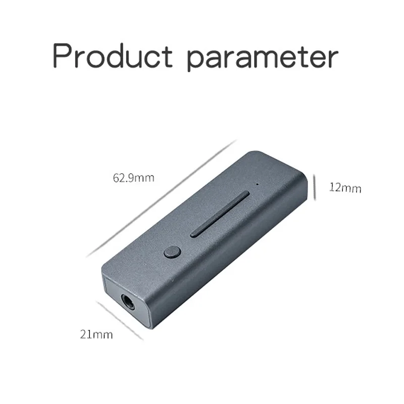 

xDuoo Link2 Portable Decoding Headphone Amplifier ESS8118EC DSD256 HD HiFI Decoder Type C DAC Bass Boost with 150mW Amplifier