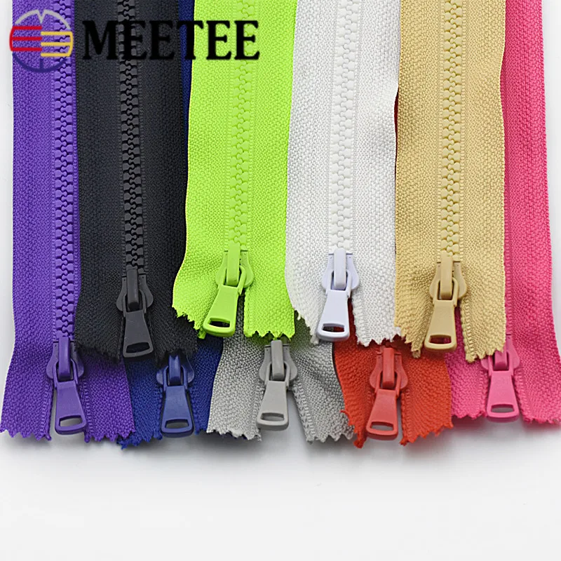 Meetee 5/10 шт. 15/20/25 см 5 # полимерная застежка молния с закрытым концом для одежды