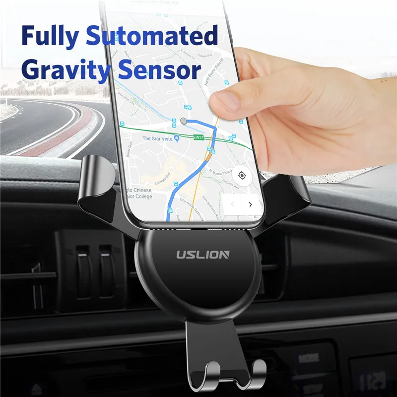 Универсальный гравитационный металлический Автомобильный держатель для