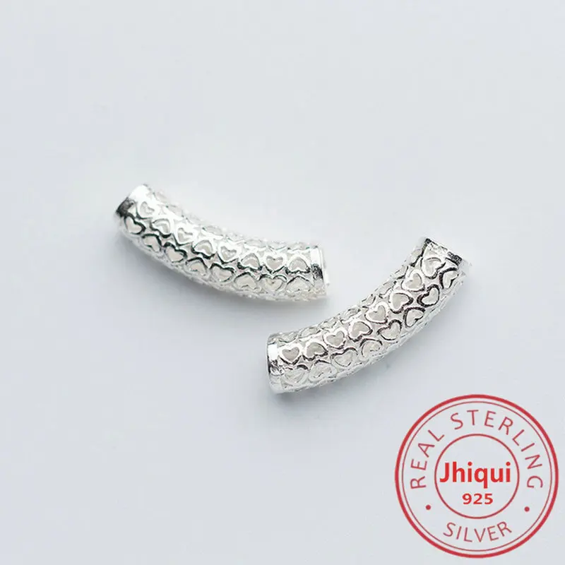 

Полые бусины из стерлингового серебра 925 пробы для самостоятельного изготовления браслетов, ожерелий, ювелирных изделий