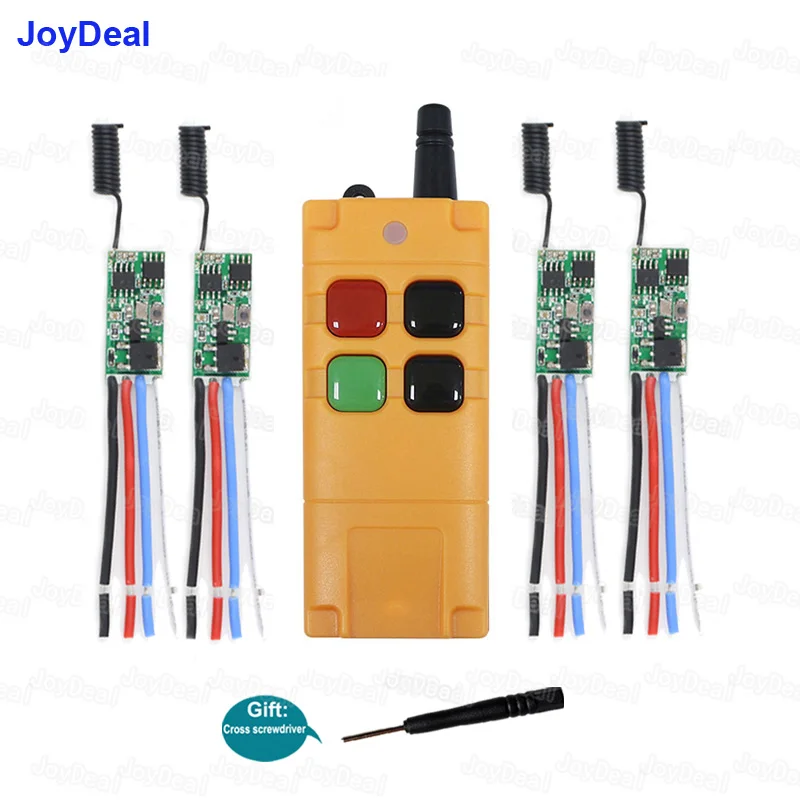 Беспроводной Радиочастотный пульт дистанционного управления JoyDeal 433 МГц 5 В 12